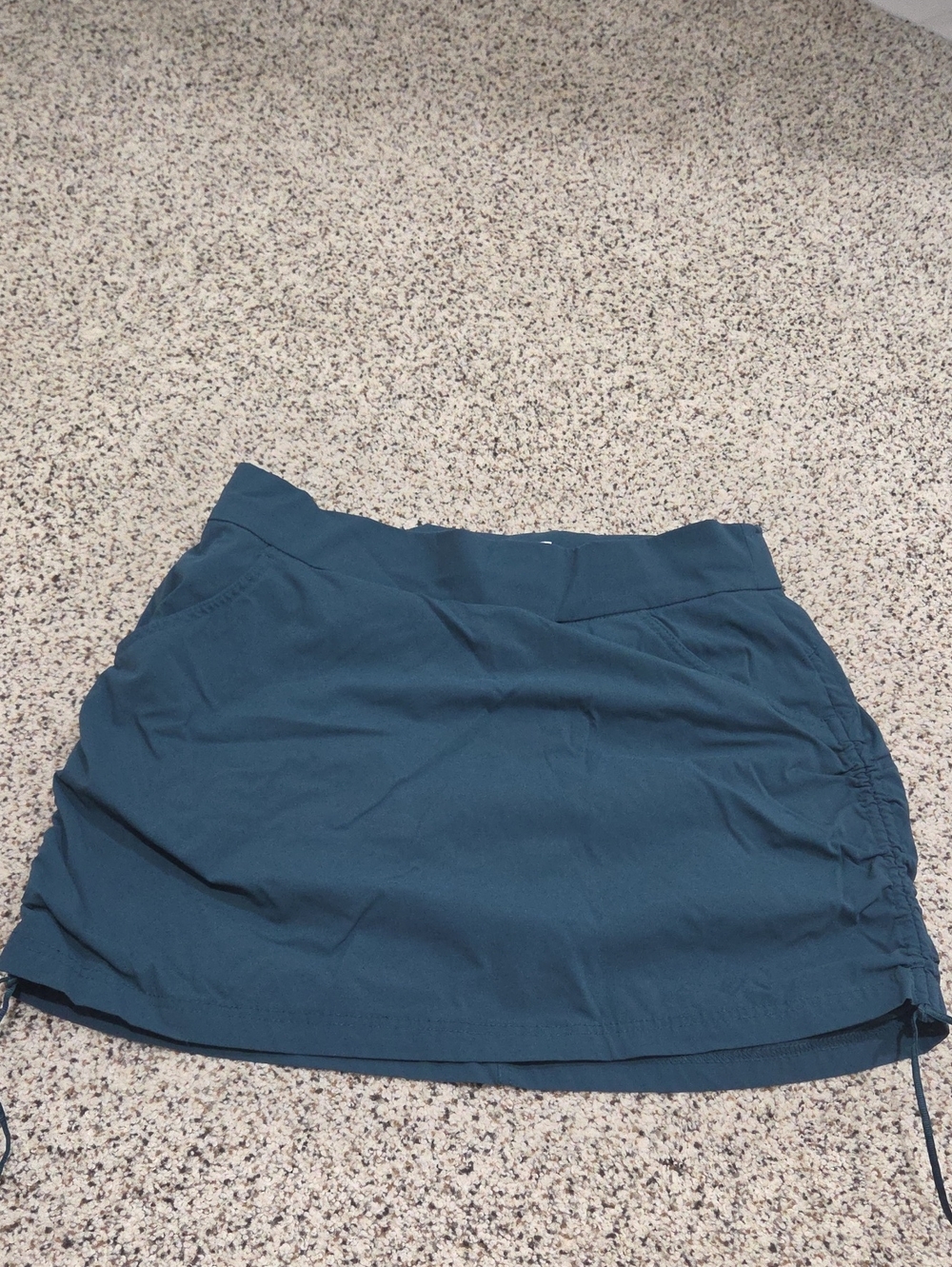 Women's Columbia Teal Drawstring Side Skorts